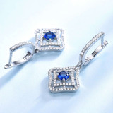 2/3 CTW Marquise White Lab Created Nano Sapphire  Gemstones by the Yard Necklace Yellow Gold Plated in 0.925 White Sterling Silver (MDS230153)