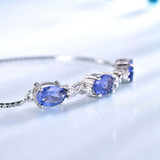 1 CTW Emerald Green Lab Created Nano Tanzanite  Gemstones by the Yard Necklace Yellow Gold Plated in 0.925 White Sterling Silver (MDS230158)