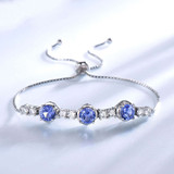 Symbolic Charm Link Bracelet in 0.925 White Sterling Silver (MDS230167)