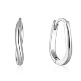 Halo Stud Earrings in 0.925 White Sterling Silver (MDS230234)