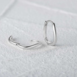 Halo Stud Earrings in 0.925 White Sterling Silver (MDS230234)