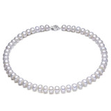 8 CT Oval Mystic Freshwater Pearl Solitaire Cocktail Ring in 0.925 White Sterling Silver (MDS170436)