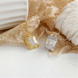 CTW Cushion Pink Lab Created Cubic Zirconia  Three-stone Cocktail Ring in 0.925 White Sterling Silver (MDS210209)