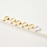 1 3/4 CTW Oval Green Lab Created Cubic Zirconia  Oval Halo Cocktail Ring in 0.925 Sterling Silver (MDS230003)