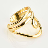 Cushion Blue  Split-shank Cushion Halo Cocktail Ring in 0.925 Sterling Silver with Accents (MDS230089)