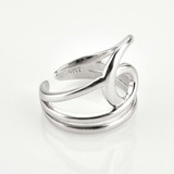 Cushion Blue  Split-shank Cushion Halo Cocktail Ring in 0.925 White Sterling Silver with Accents (MDS230090)