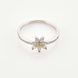 2 1/2 CTW Oval Blue Lab Created Cubic Zirconia  Braided Solitaire with Accents Cocktail Ring in 0.925 White Sterling Silver (MDS230128)