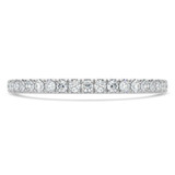 7/16 - 9/16 CTW Full Eternity Round Lab Created Diamond Anniversary Wedding Band Ring in White Gold (MVSAR1024-W)
