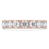 3 3/8 - 4 3/8 CTW Full Eternity Round Lab Created Diamond Anniversary Wedding Band Ring in Rose Gold (MVSAR1030-R)