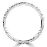 5/16 - 3/8 CTW Full Eternity Round Lab Created Diamond Anniversary Wedding Band Ring in White Gold (MVSAR1034-W)