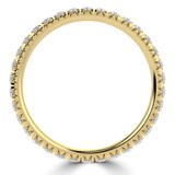 9/16 - 11/16 CTW Full Eternity Round Lab Created Diamond Anniversary Wedding Band Ring in Yellow Gold (MVSAR1035-Y)