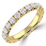 1 5/8 - 2 1/8 CTW Full Eternity Round Lab Created Diamond Anniversary Wedding Band Ring in Yellow Gold (MVSAR1039-Y)