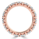 4 1/8 - 5 1/8 CTW Full Eternity Round Lab Created Diamond Anniversary Wedding Band Ring in Rose Gold (MVSAR1042-R)