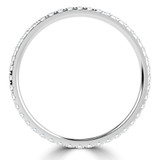 1/4 - 5/16 CTW Full Eternity Round Lab Created Diamond Anniversary Wedding Band Ring in White Gold (MVSAR1043-W)