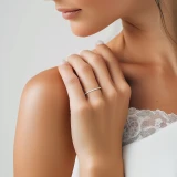 1/4 - 5/16 CTW Full Eternity Round Lab Created Diamond Anniversary Wedding Band Ring in White Gold (MVSAR1043-W)