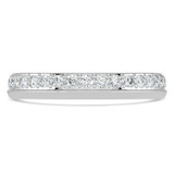 9/16 - 11/16 CTW Full Eternity Round Lab Created Diamond Anniversary Wedding Band Ring in White Gold (MVSAR1047-W)