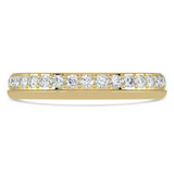 9/16 - 11/16 CTW Full Eternity Round Lab Created Diamond Anniversary Wedding Band Ring in Yellow Gold (MVSAR1047-Y)