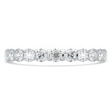 1 5/16 - 1 5/8 CTW Full Eternity Round Lab Created Diamond Anniversary Wedding Band Ring in White Gold (MVSAR1048-W)