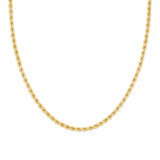 Hollow Rope Chain Necklace in Yellow Gold (MDVSC0001) Hollow Rope Chain Necklace in Yellow Gold (MDVSC0001)