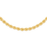 Hollow Rope Chain Necklace in Yellow Gold (MDVSC0001) Hollow Rope Chain Necklace in Yellow Gold (MDVSC0001)