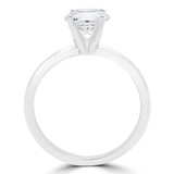 1 CT Round Diamond Solitaire Engagement Ring in 14K White Gold (MD210153)