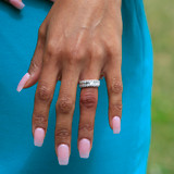1 3/5 CTW Baguette Diamond Three-row Cocktail Anniversary Band Ring in 18K White Gold (MD210236)