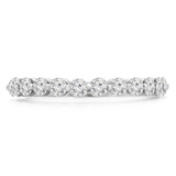 9/10 CTW Round Diamond Shared Prong 3/4 Way Semi-Eternity Anniversary Wedding Band Ring in 14K White Gold (MD220401)