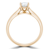 1/3 CT Round Diamond 4-Prong Solitaire Engagement Ring in 14K Yellow Gold (MD240051)