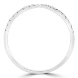 1/8 CTW Round Diamond Cocktail Ring in 14K White Gold (MDR170055)