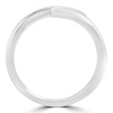 1/8 CTW Round Diamond Eternity Wedding Band Ring in 14K White Gold (MDR170071)
