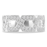 2/3 CTW Round Diamond Cocktail Ring in 18K White Gold (MDR210141)