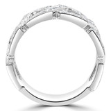 2/3 CTW Round Diamond Cocktail Ring in 18K White Gold (MDR210141)