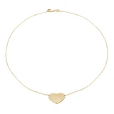 Heart Necklace in 14K Yellow Gold (18" Chain) (MDR210180)