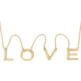 LOVE Necklace in 14K Yellow Gold (MDR210186)