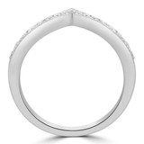 1/4 CTW Round Diamond Tiara Semi-Eternity Anniversary Wedding Band Ring in 14K White Gold (MDR220205)