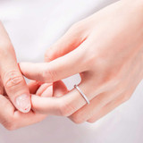 3/8 CTW Round White Cubic Zirconia Eternity Anniversary Wedding Band Ring in 0.925 Sterling Silver Rose Gold Plated (MDS230106)