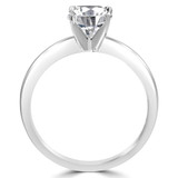 2/3 CTW Round Diamond Solitaire Engagement Ring in 10K White Gold (MD240442)