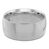 9 MM Comfort Fit Classic Womens Wedding Band in White Gold (MDVBC0001-9MM-W)