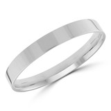 2 MM Classic Mens Wedding Band in White Gold (MDVBC0004-2MM-W)