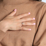 Princess Diamond Cushion Halo Engagement Ring in Yellow Gold (MVSS0023-Y)