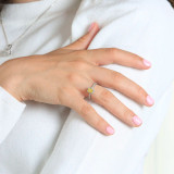 7/8 CTW Radiant Yellow Diamond Halo Engagement Ring in 14K White Gold (MD170089)