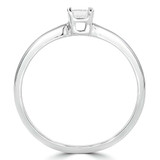 1/6 CT Princess Diamond Solitaire Engagement Ring in 10K White Gold (MD170172)