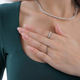 1/3 CTW Round Black Diamond Semi-Eternity Wedding Band Ring in 10K White Gold (MD180193)