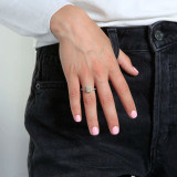 1 3/8 CTW Radiant Yellow Diamond Halo Engagement Ring in 14K White Gold (MD180534)