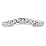 1/3 CTW Round Diamond Semi-Eternity Wedding Band Ring in 14K White Gold (MD190242)