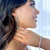 1/4 CTW Round Diamond Semi-Eternity Wedding Band Ring in 14K White Gold (MD190245)