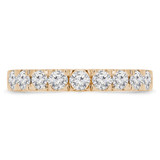 4/5 CTW Round Diamond Semi-Eternity Wedding Band Ring in 14K Yellow Gold (MD190352)