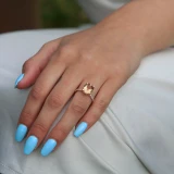 3 2/5 CTW Oval Pink Morganite & Round Diamond Hidden Halo Cocktail Engagement Ring in 14K Rose Gold (MD190408)