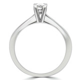 2/5 CT Round Diamond Solitaire Engagement Ring in 14K White Gold (MD190451)