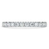 2/5 CTW Round Diamond Semi-Eternity Wedding Band Ring in 14K White Gold (MD190554)